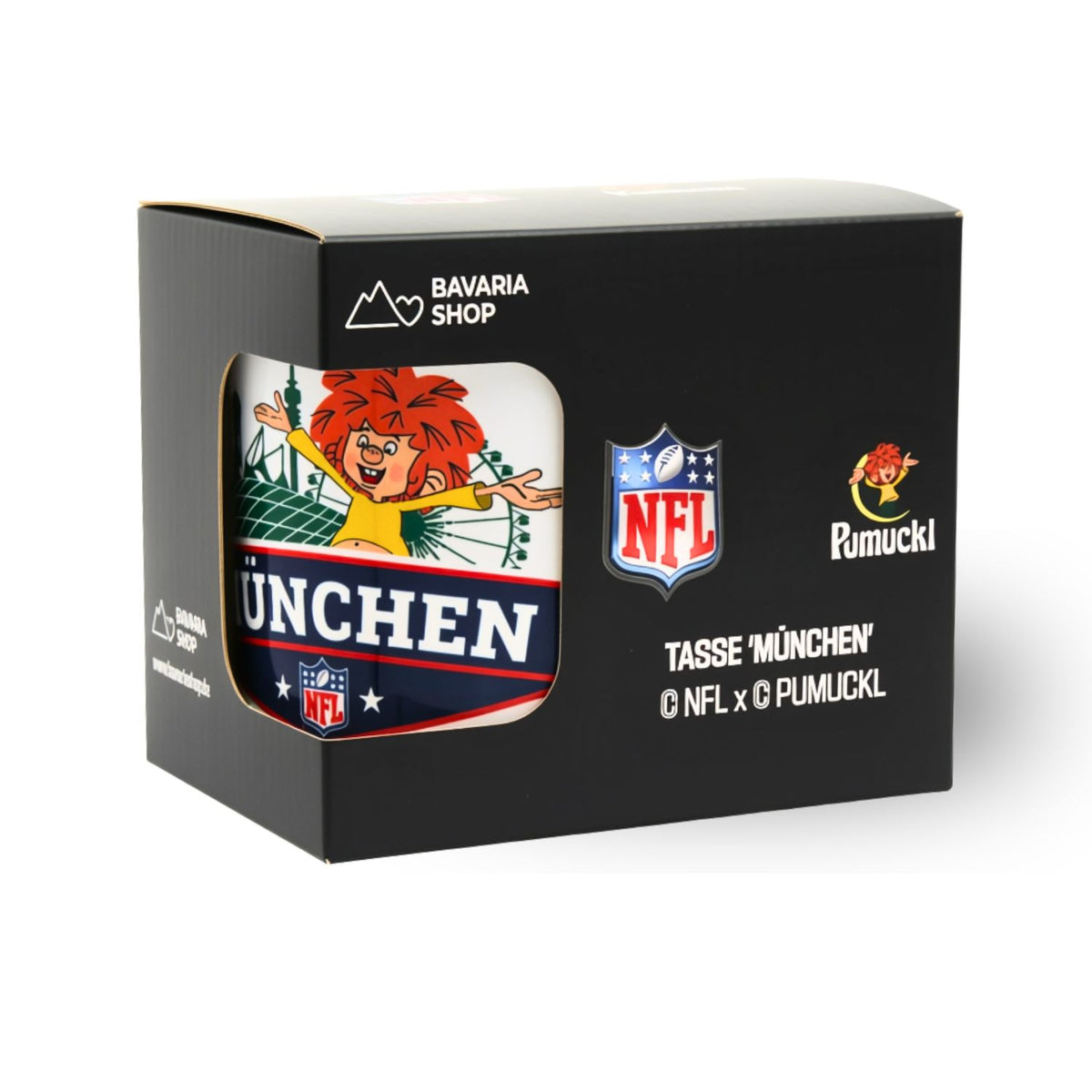 ®NFL x ®Pumuckl Tasse "München"