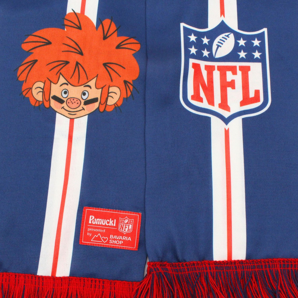 ®NFL x ®Pumuckl Fanschal "Football"