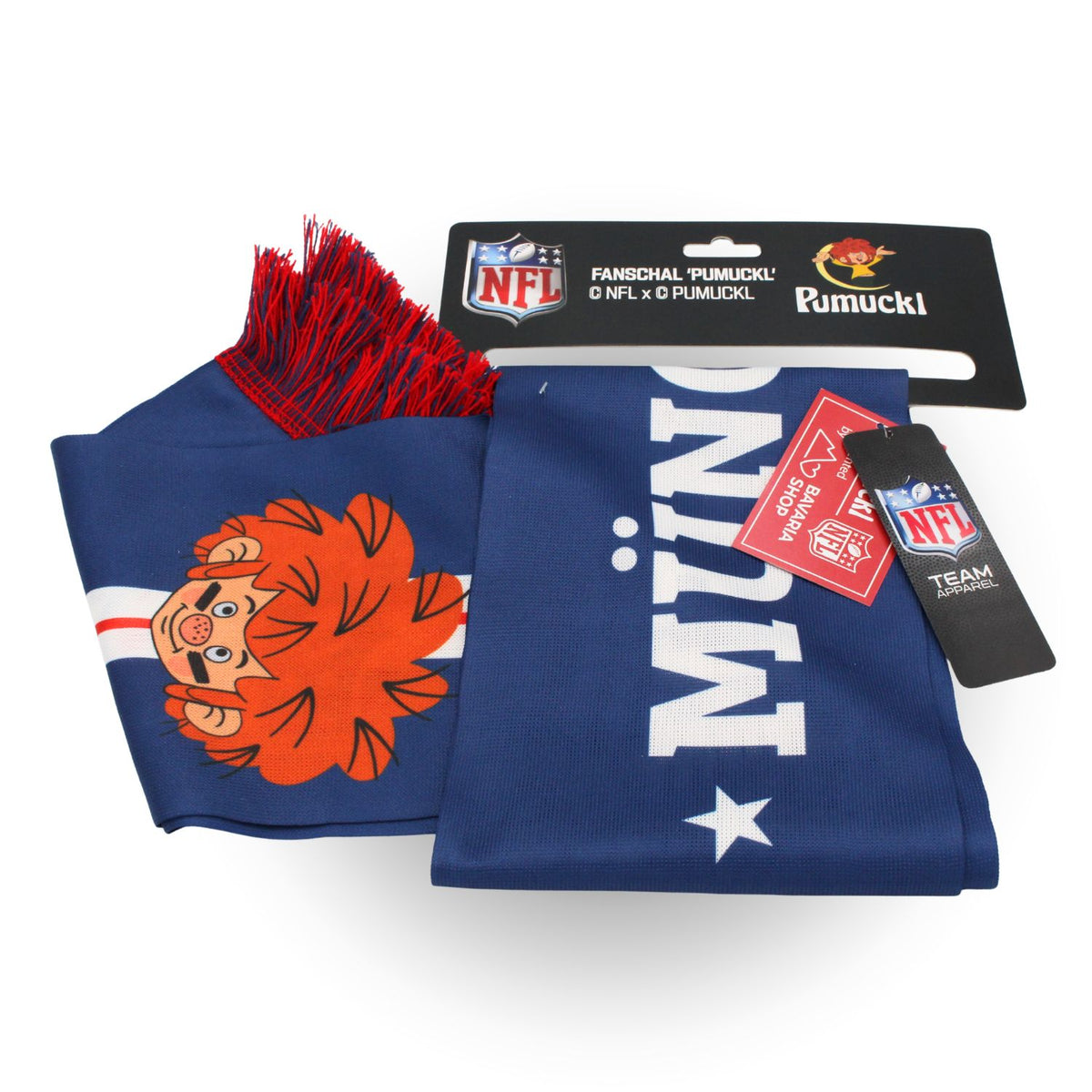 ®NFL x ®Pumuckl Fanschal "Football"