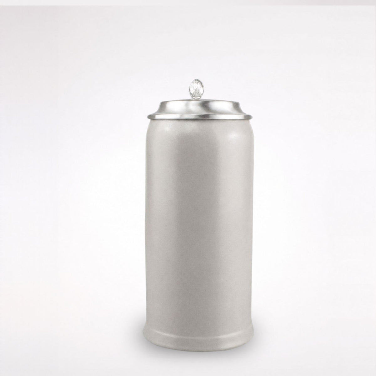 PREMIUM Steinkrug schlank 0,5 l mit Zinndeckel & Prägung