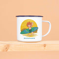 ®Pumuckl Emaille-Tasse "Surfer"
