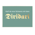 Glückwunschkarte Gutschein "Diridari"