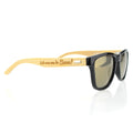 Bambus Sonnenbrille "Gäh mia aus da Sunn!"