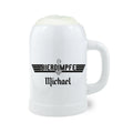 Bierkrug "Bierdimpfe" mit Wunschname