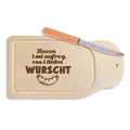 Brotzeitbrettl "Bevor i mi aufreg, ess i liaba Wurscht"