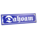 Emaille-Schild "Dahoam"
