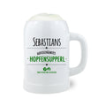 Stein Bierkrug "Hopfensupperl" mit Wunschname